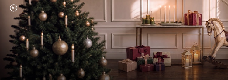 Weihnachtliche Dekowelt